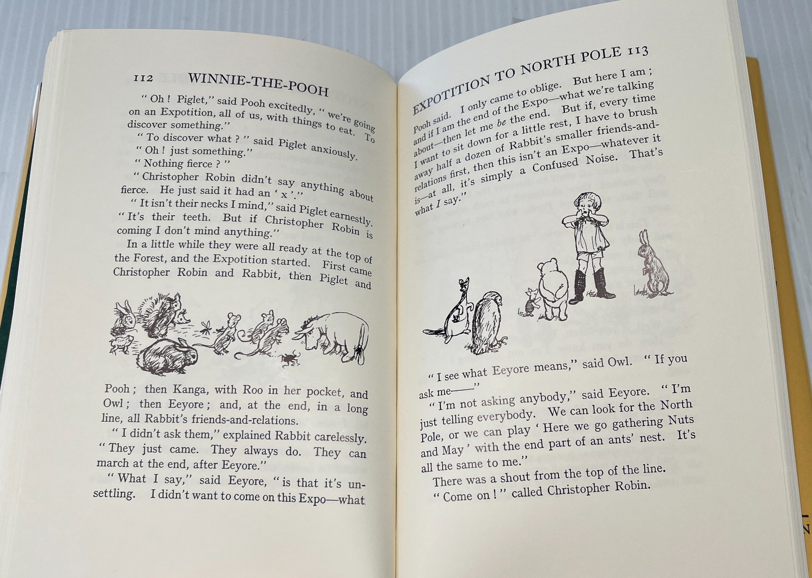 Winnie the Pooh, A.A.Milne, Highest Quality Facsimile of 1926 First Edition DJ