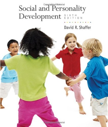 Social and Personality Development – David R Shaffer, 9780495600381, hardcover
