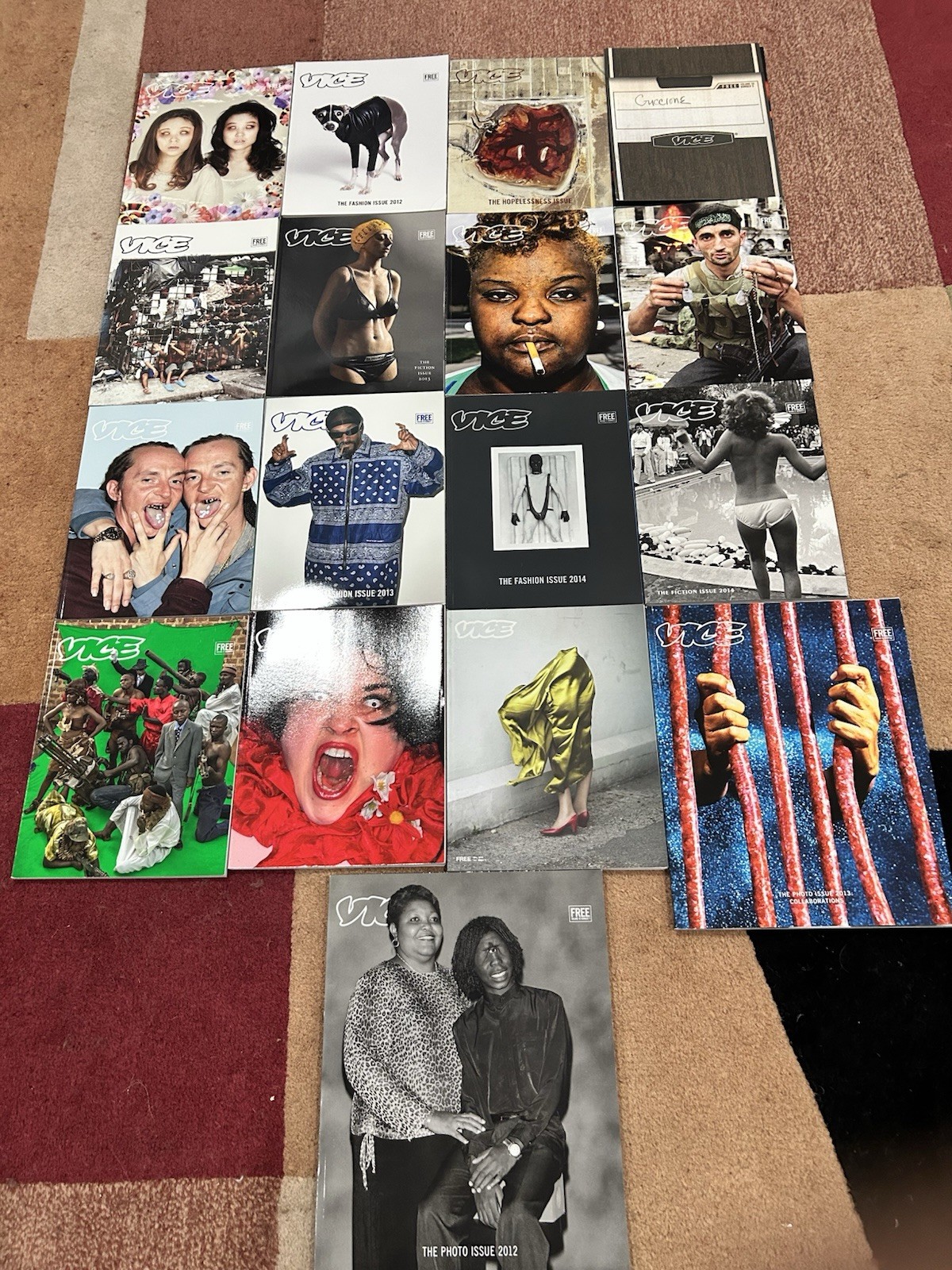 VICE Magazine Lot – 16 Issues – Art, Culture, Fashion, Politics (2010s) Rare B