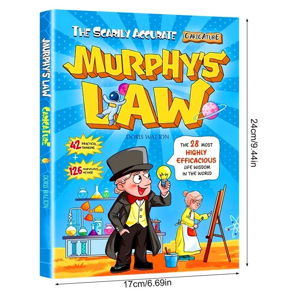 Murphy&rsquo;s Law Learning Book for Kids 8-12 with 128 Pages Paperback Illustrated