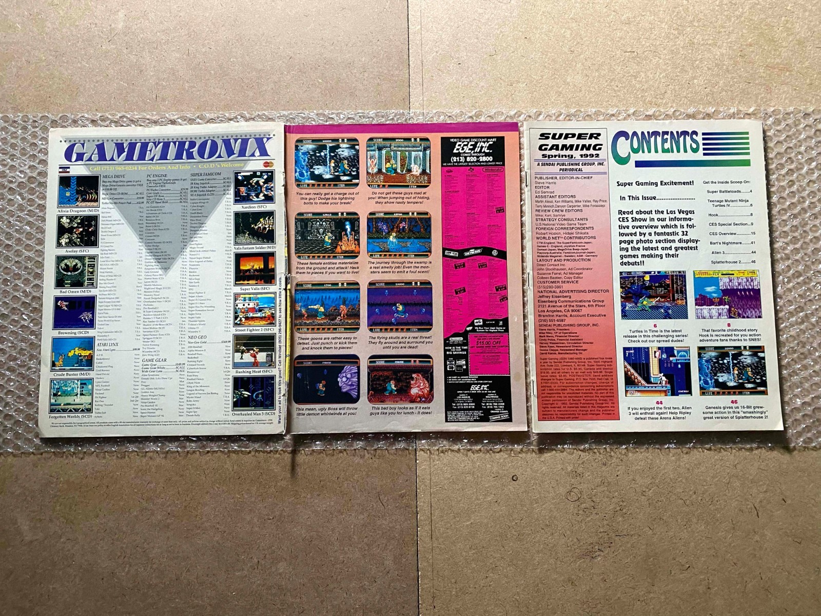 LOT OF EGM Supplements + Buyer&rsquo;s Guides + Super Gaming + Sega Force (1989-1997)