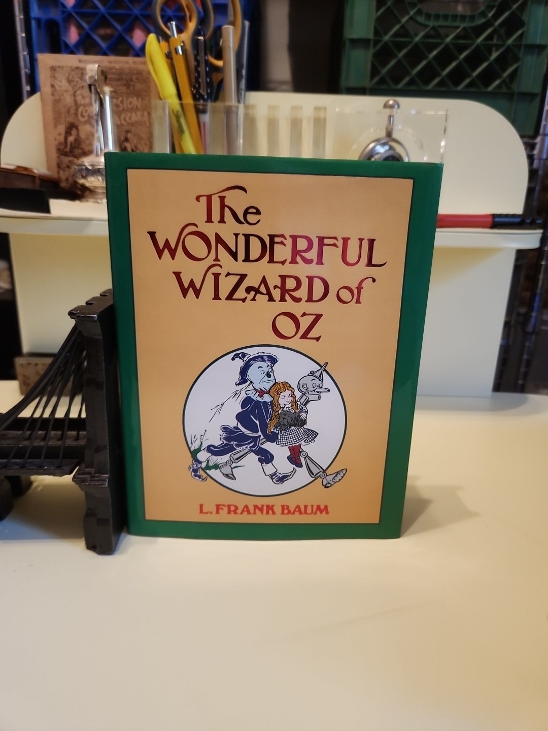 FIRST EDITION 1987 THE WONDERFUL WIZARD OF OZ VINTAGE RARE L.FRANK BAUM HC BOOK
