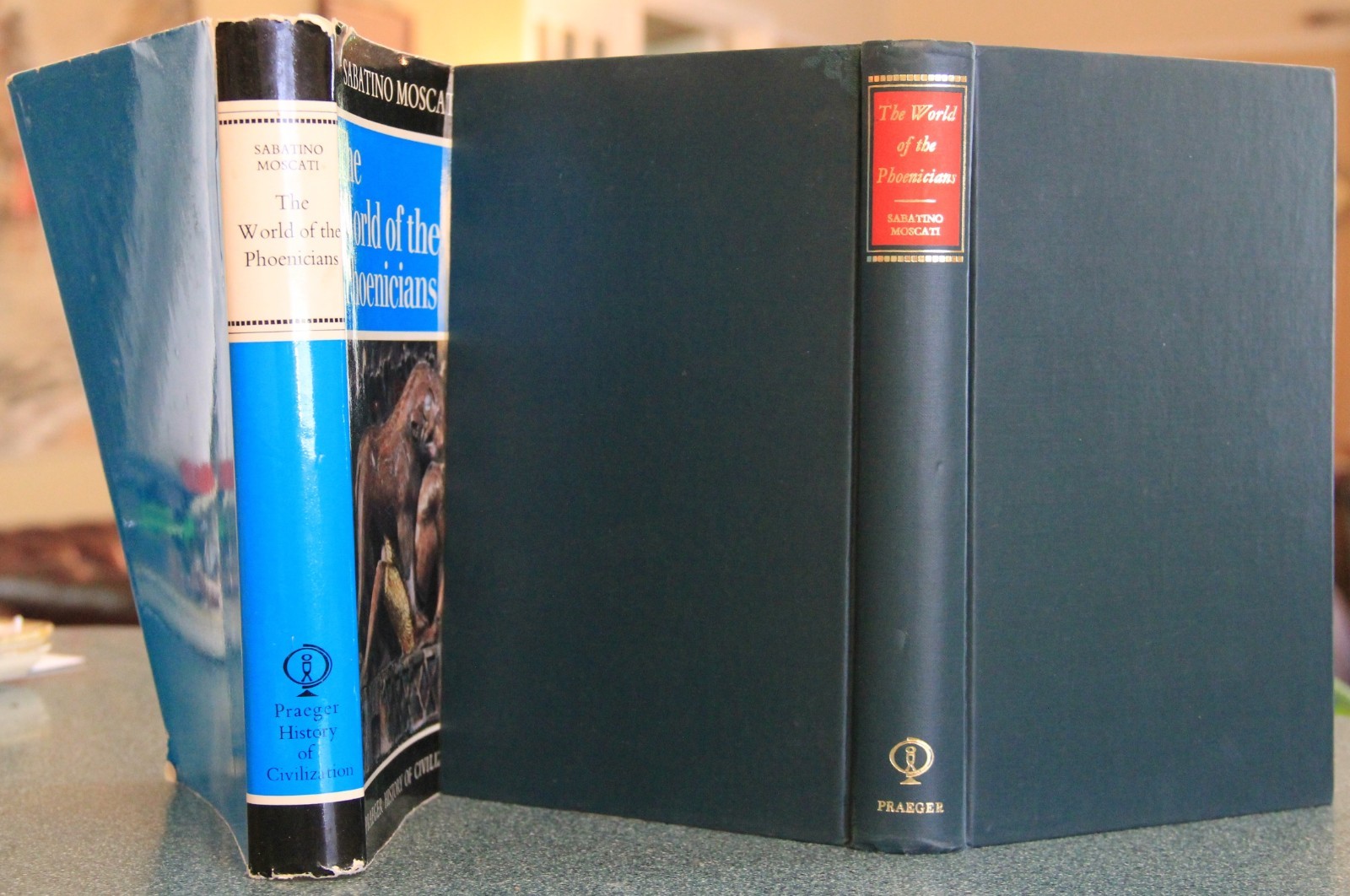 The World of the Phoenicians, Sabatino Moscati, 1st ed., HB, DJ, illus., 1968