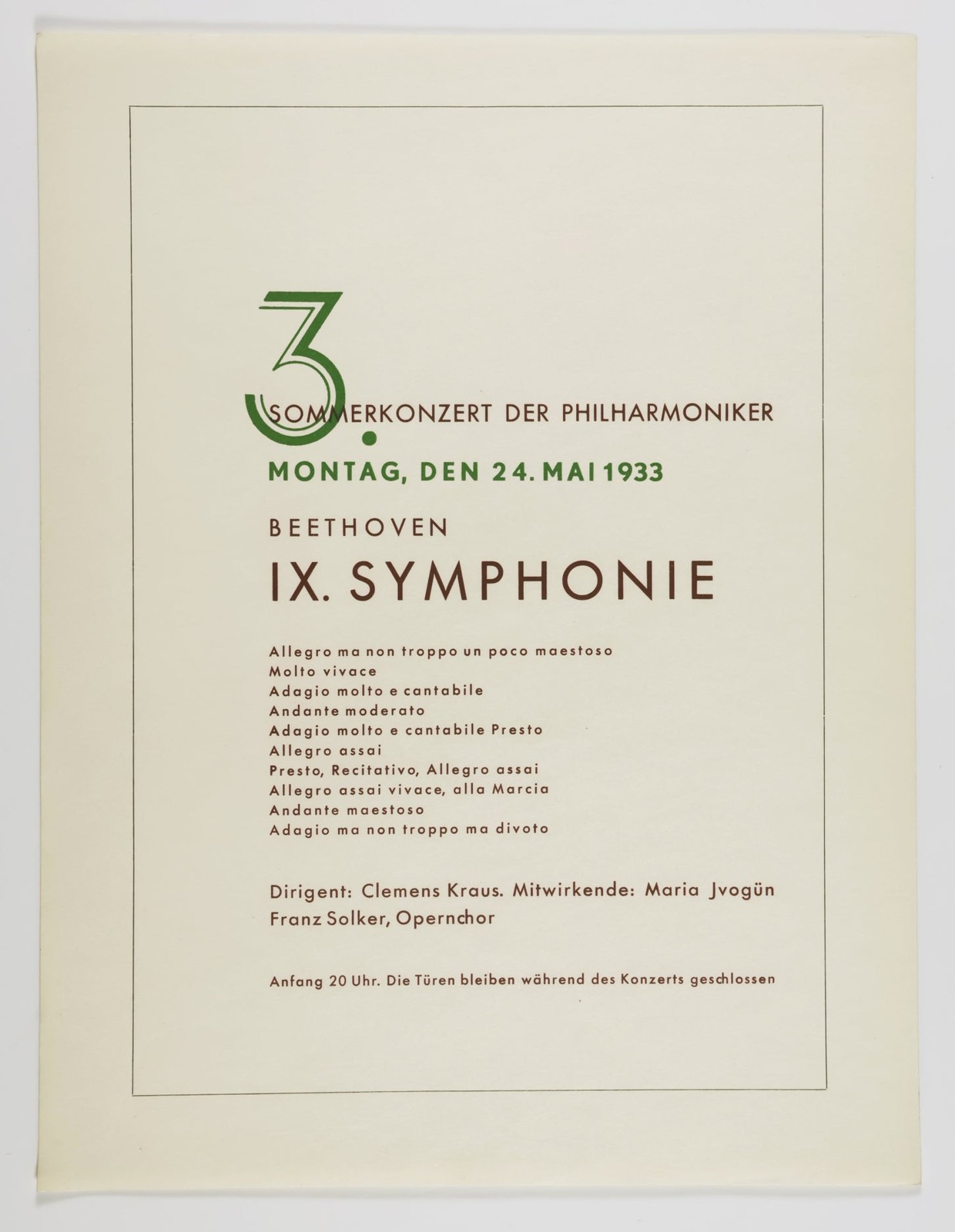 n/a / 1933 Spezialkurs für Satz und Druck