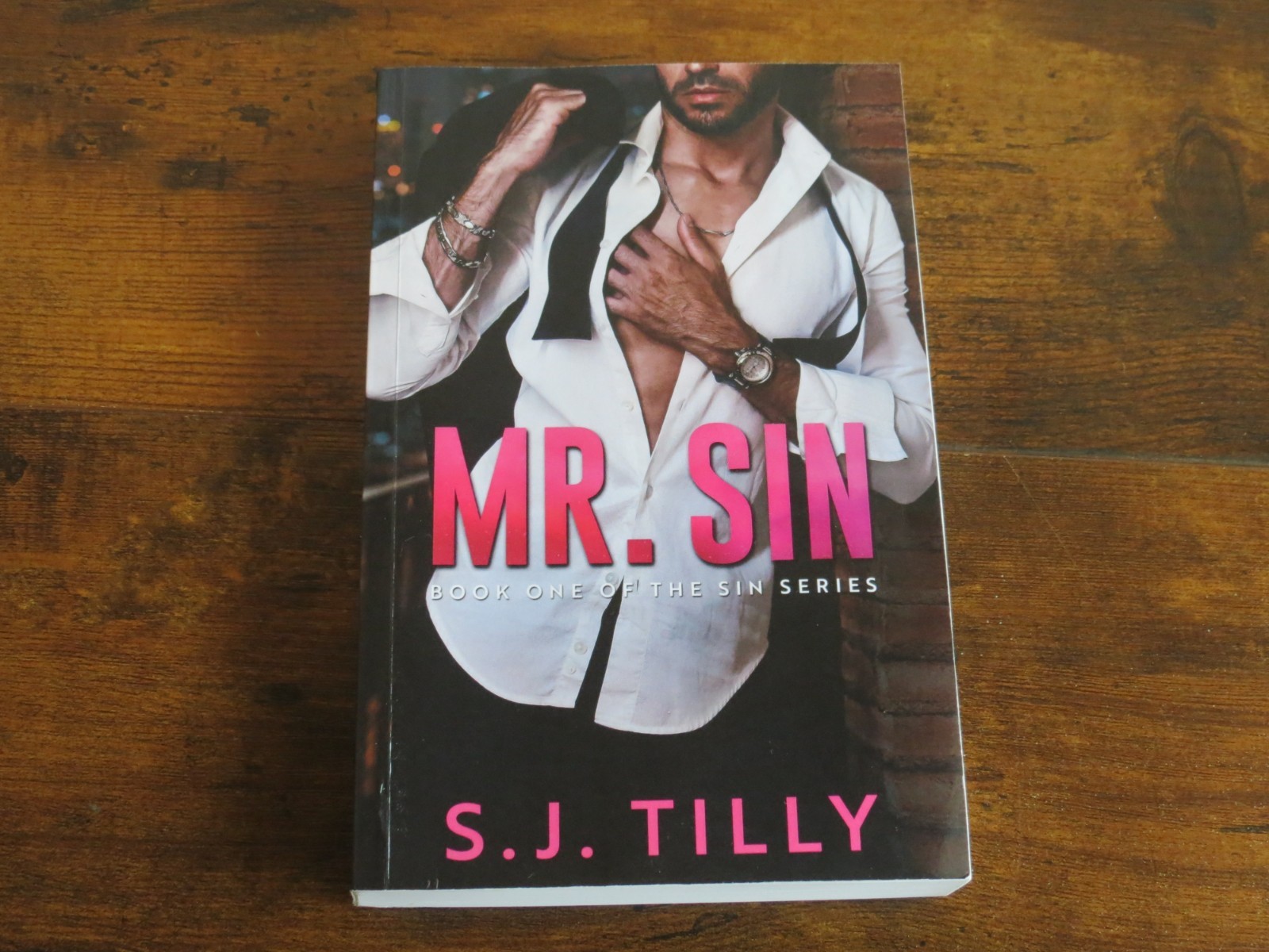 Mr. Sin: Book One of the Sin Series by S J Tilly Indie Cover Romance BookTok