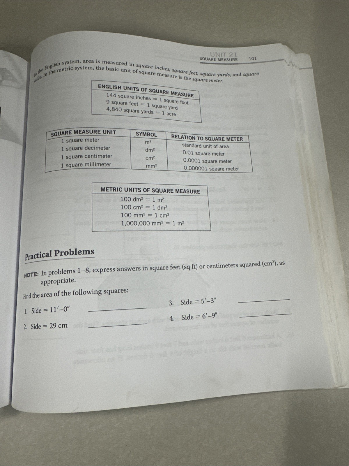 Practical Problems in Mathematics for Carpenters by Mark Huth