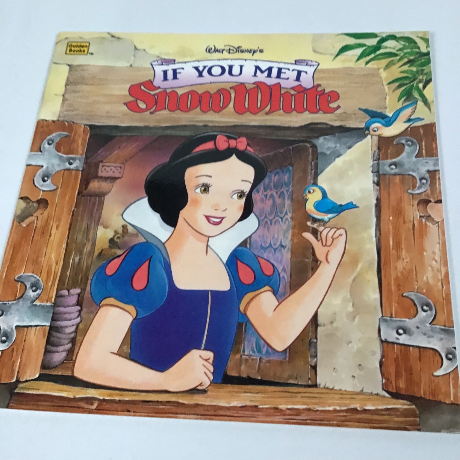 Walt Disney&rsquo;s If You Met Snow White Margo Lundell 1996 Golden Look-Look Book