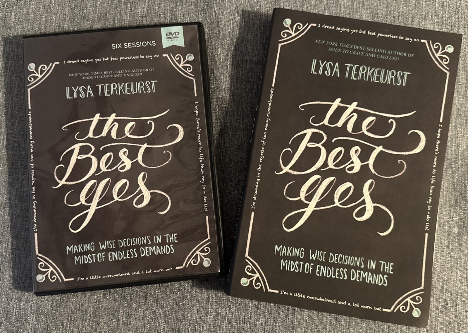 DVD and Book “The Best Yes, Making Wise Decisions in Midst of Endless Demands”