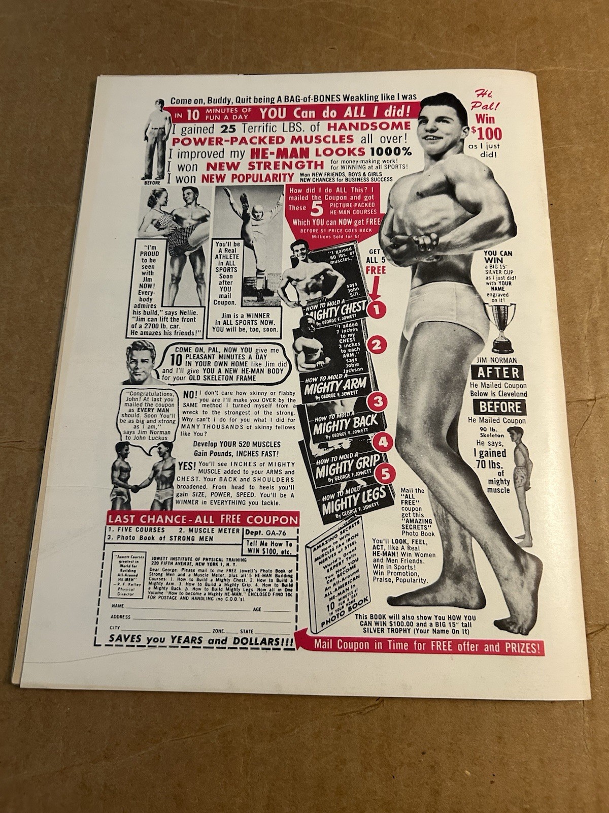 Follies Magazine July 1957 Bettie Page, Virginia Bell, Tempest Storm Add NOS 🔥