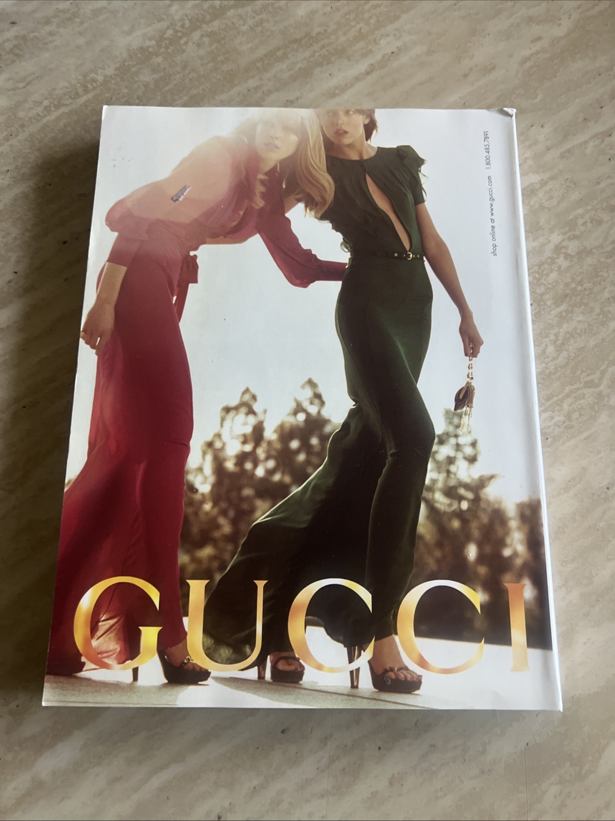 Vogue March 2006 Issue Spring Fashion Fever Illustrated 600+ Pages Gucci Back