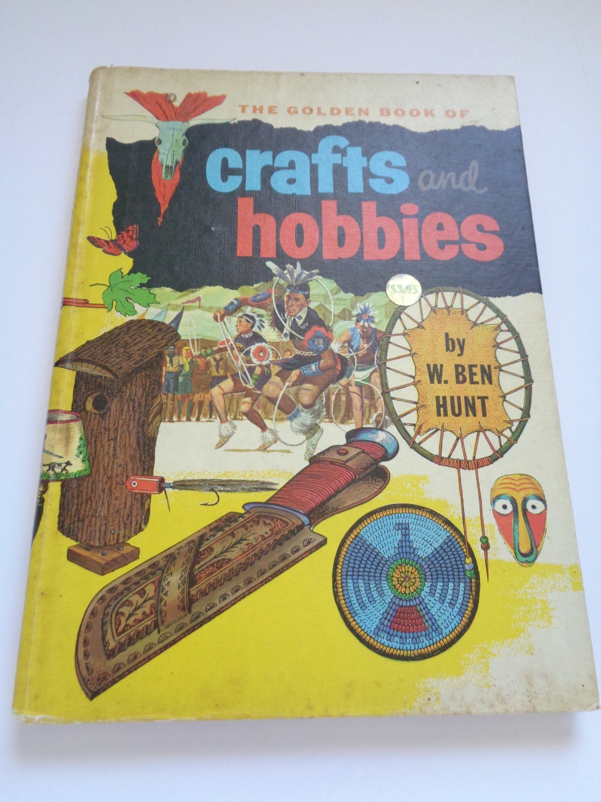Vtg Crafts & Hobbies Ben Hunt Golden Book 1971 HC Arrowheads Camp Fish Tools