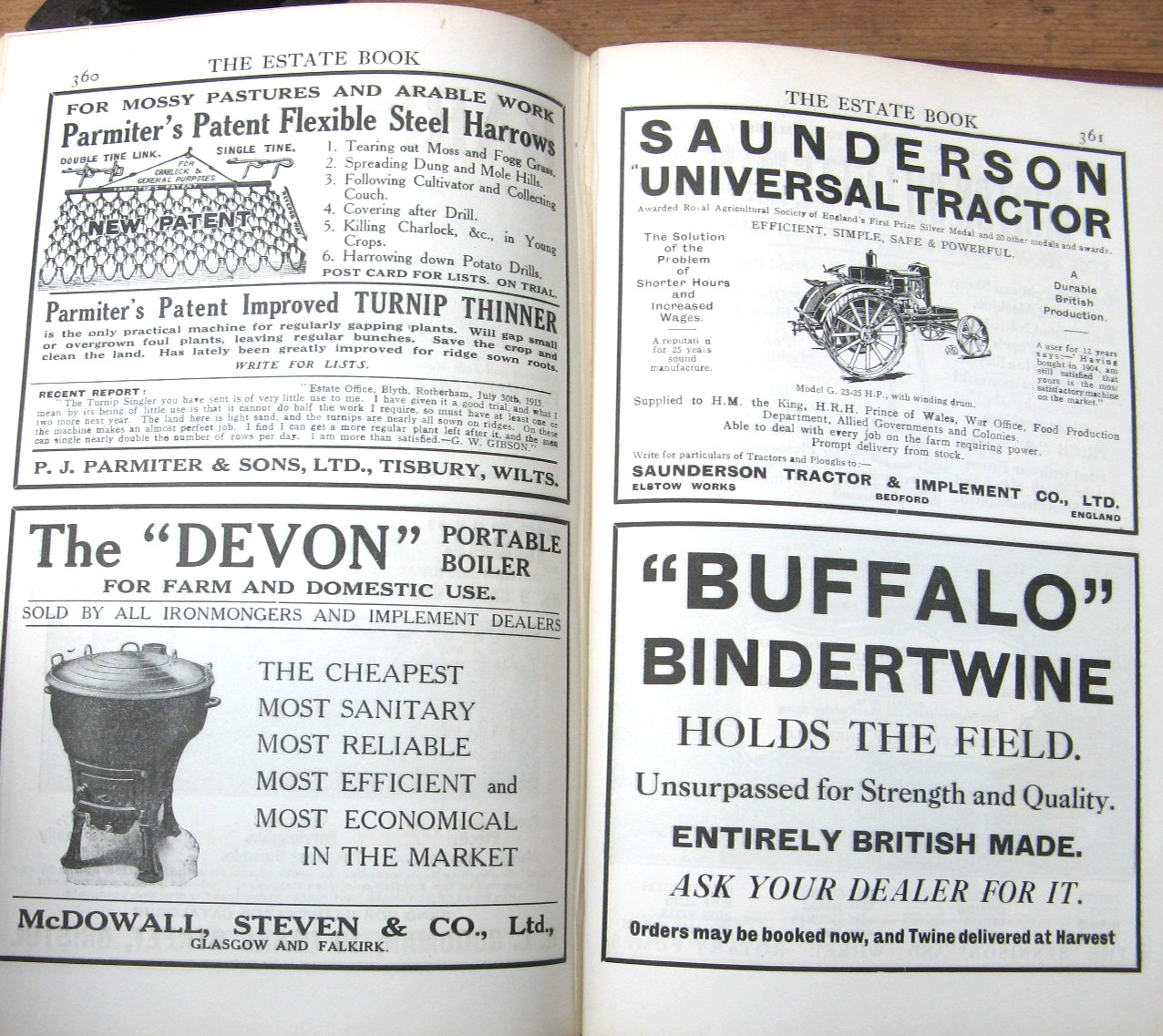 1919 The Country Gentlemen&rsquo;s Estate Book