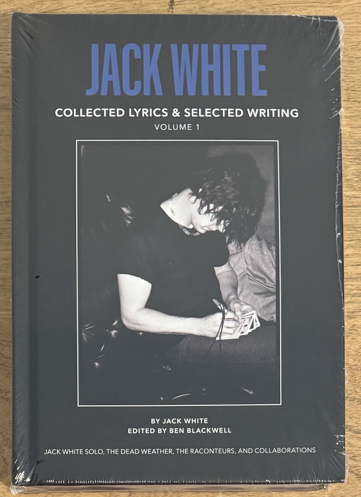 Jack White Stripes SIGNED BOOK Collected Lyrics & Selected Writing Volume 1 Auto