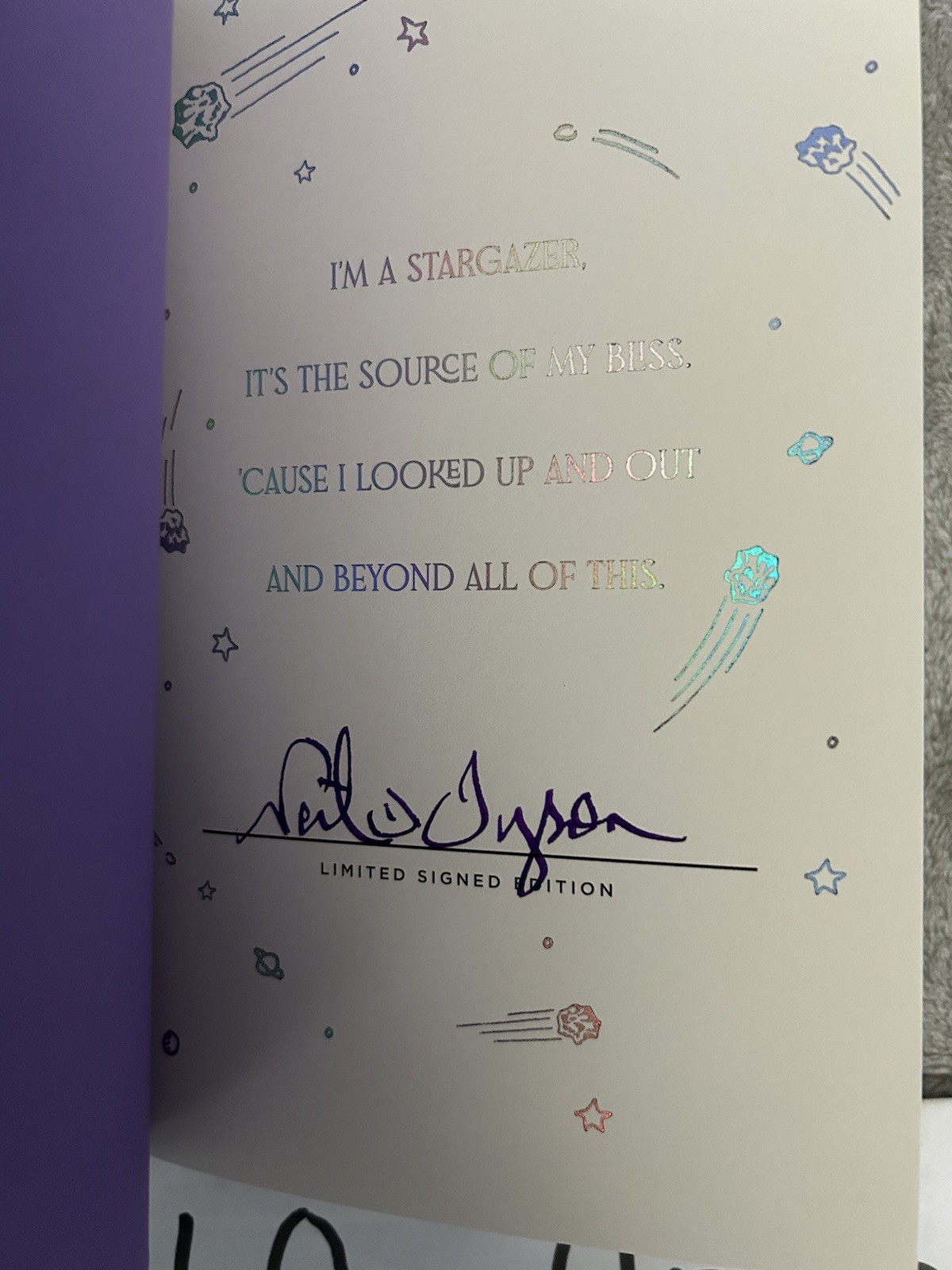 SIGNED Edition Just Visiting This Planet – Neil deGrasse Tyson 2025 Hardcover