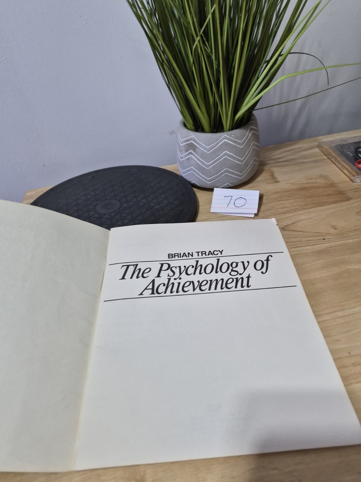 UNUSED The Psychology of Achievement by BRIAN TRACY WORKBOOK ONLY