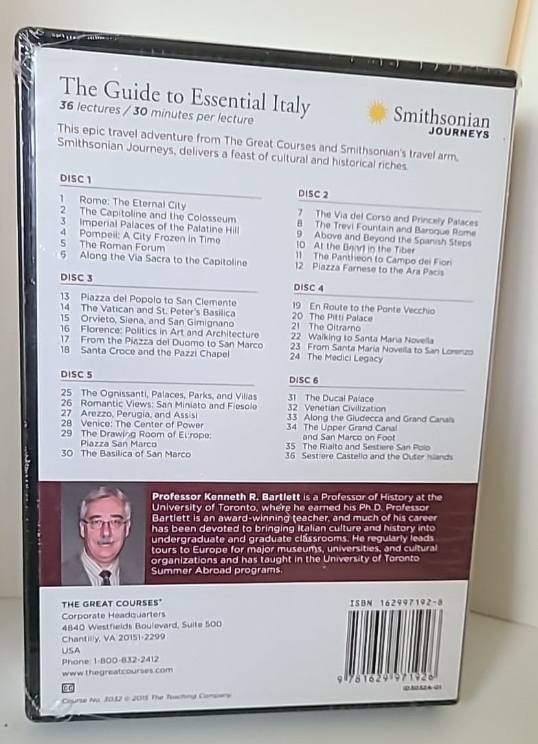 Great Courses BRAND NEW complete sets [DVDs & Course Guidebooks] Various Topics