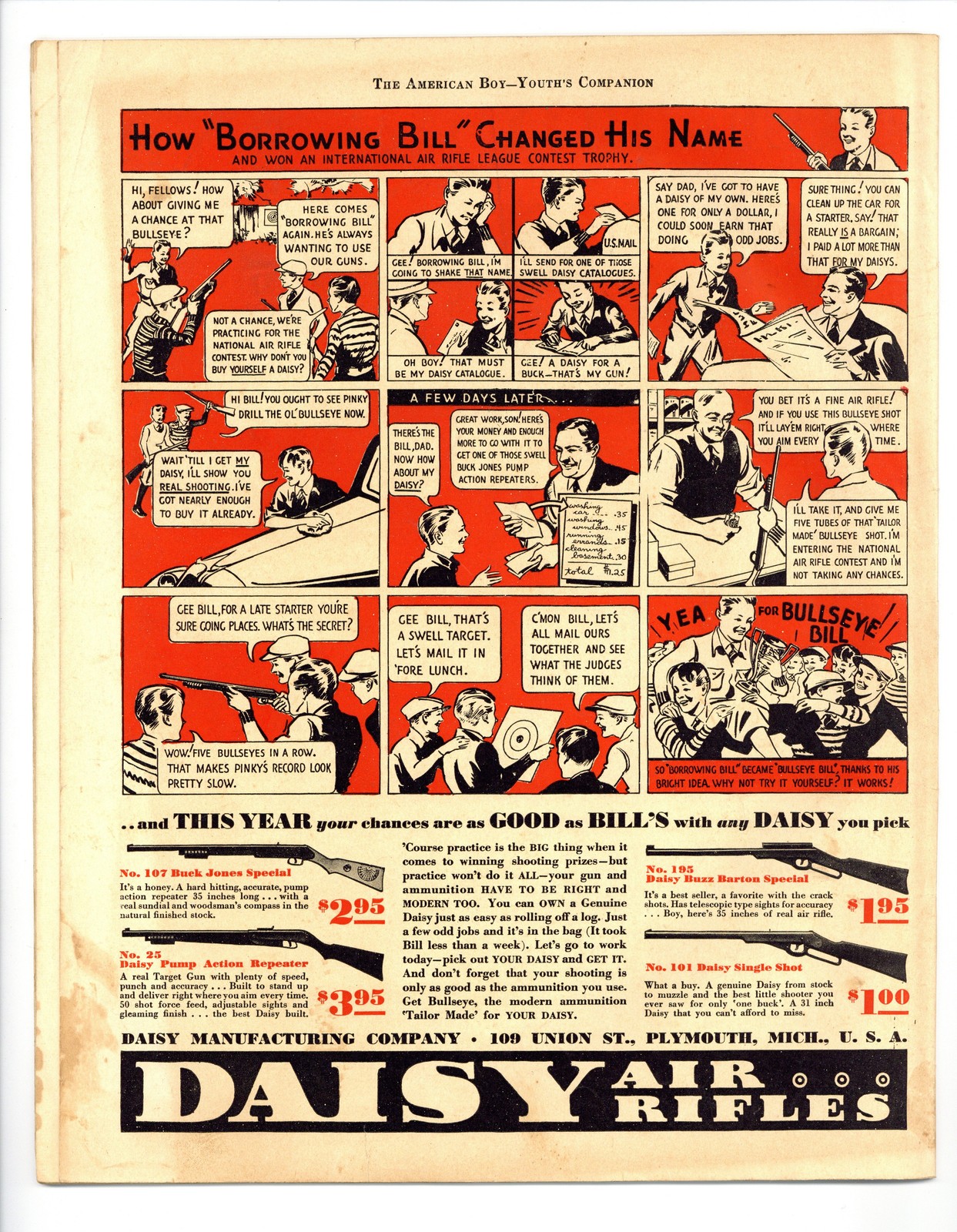 Youth&rsquo;s Companion Magazine Oct 1935 GD/VG 3.0 Low Grade