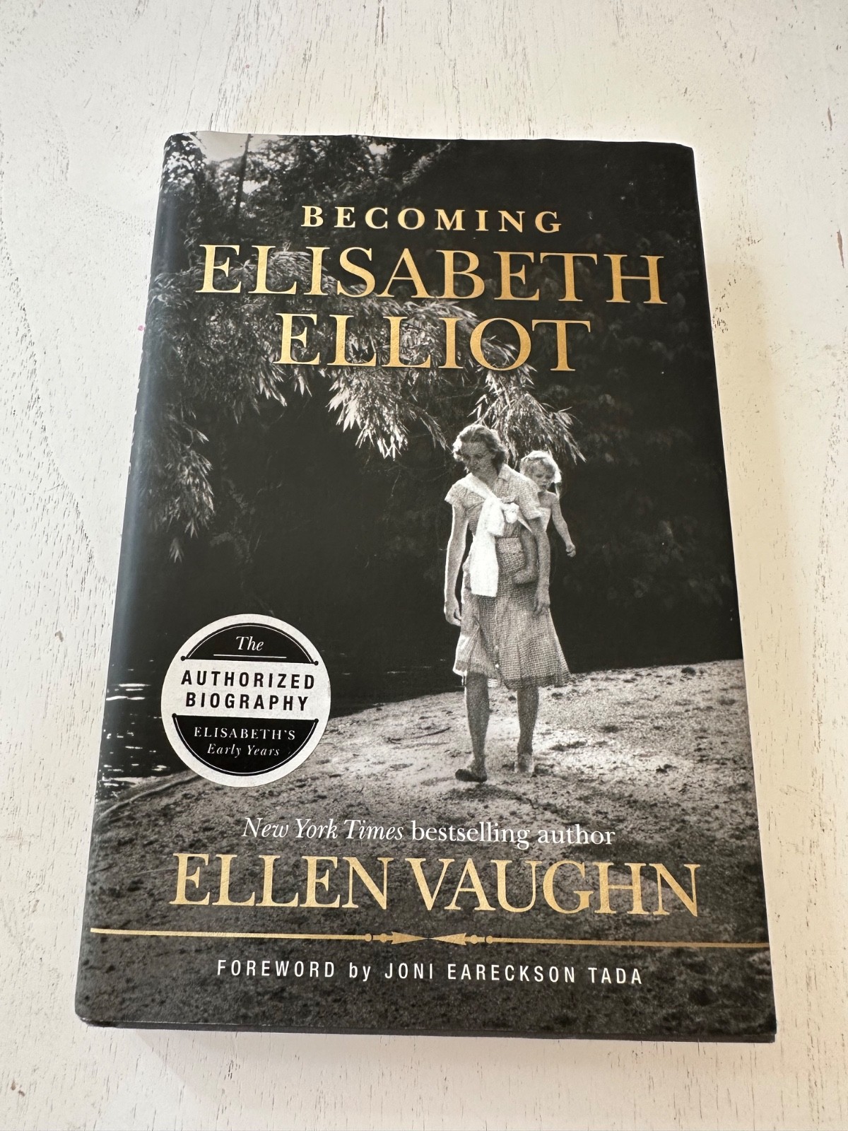 Becoming Elizabeth Elliot by Ellen Vaughn Hardcover Biography Like New