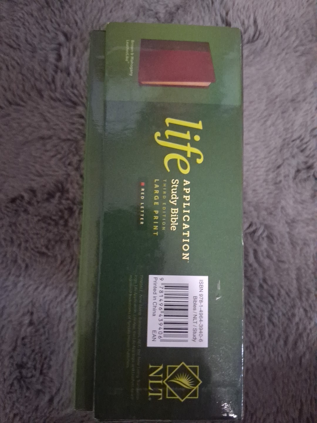 NLT Life Application Study Bible • Brown LeatherLike • Large Print $74.99 Retail