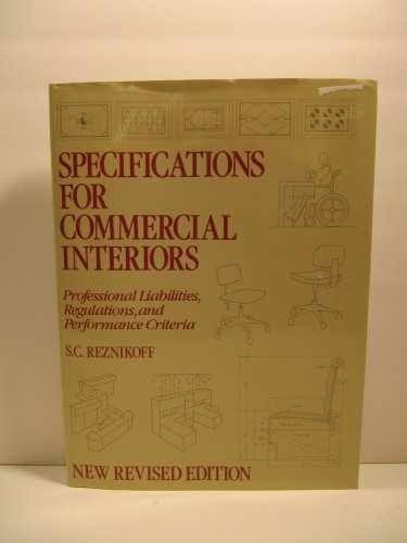Specifications for Commercial – Hardcover, by Reznikoff S.C. – Very Good b