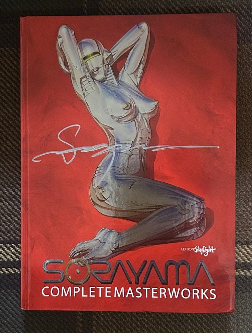 SORAYAMA COMPLETE MASTERWORKS Signed Art Book 480 Pages Cyborg Artist Signed