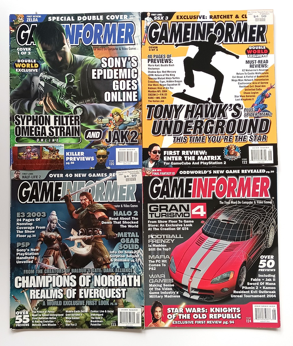 Lot of 26 GameInformer Magazine Issues 2003 2004 2005