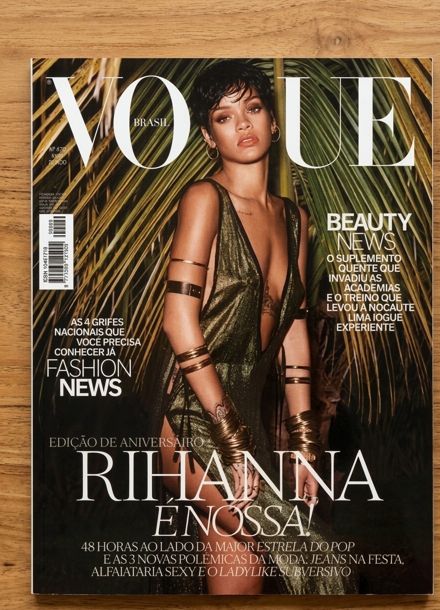 Brazil Vogue – Rihanna – May 2014 – New Sealed