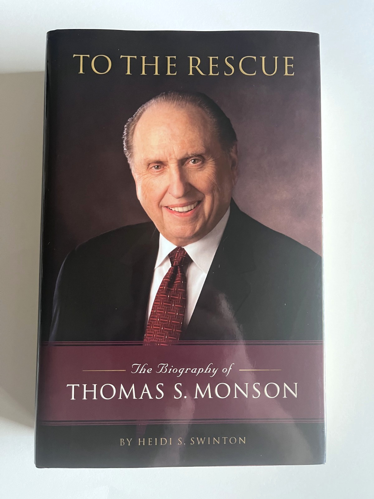 To the Rescue : The Biography of Thomas S. Monson by Heidi Swinton – Like New