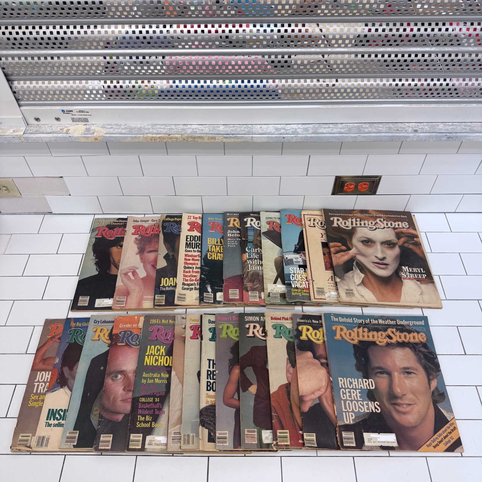 Rolling Stone Magazines Lot of 24 Vintage Issues 1981-1984
