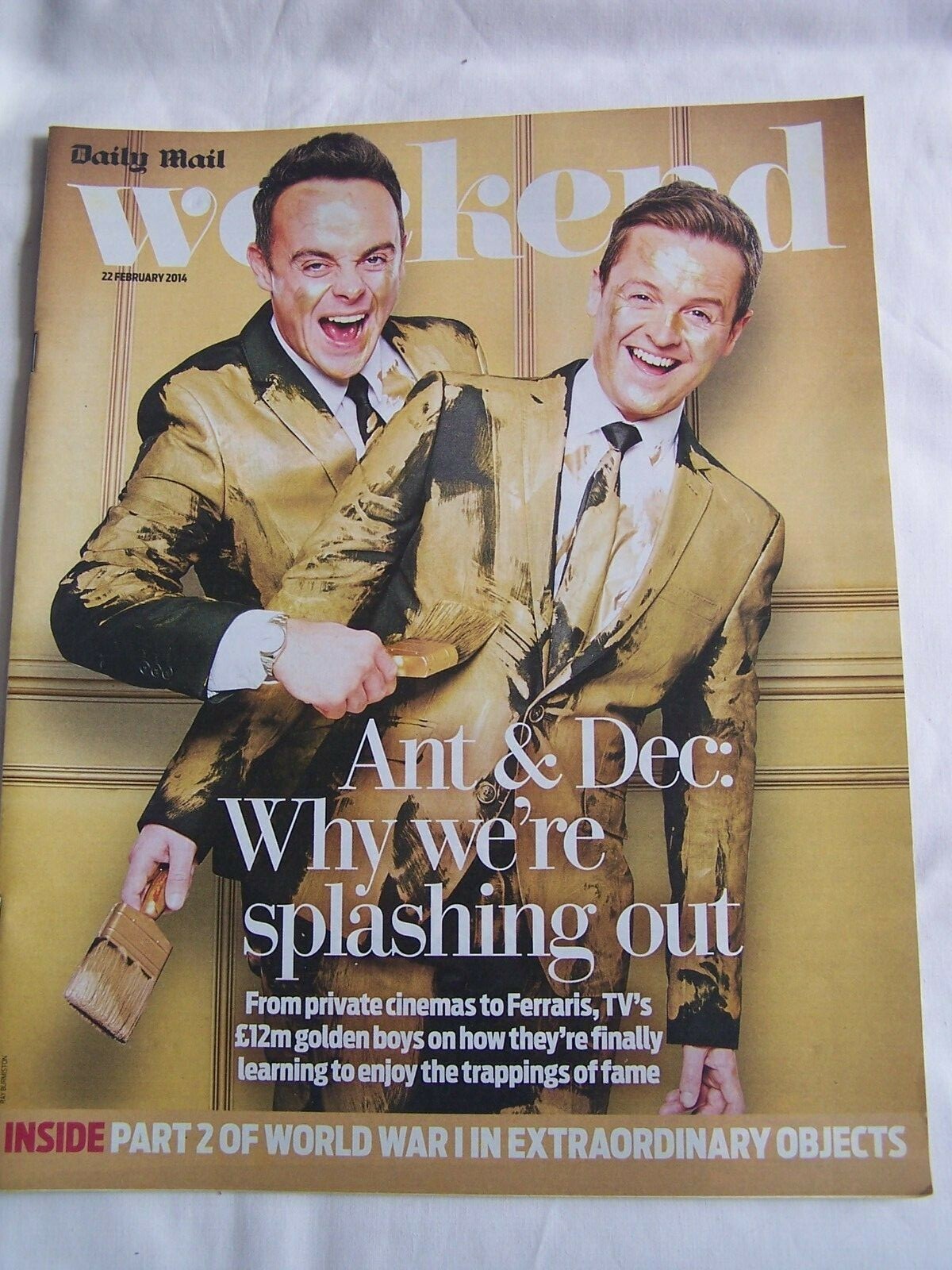 Ant and Dec – Daily Mail Weekend Magazine – 22 February 2014 – John Torode