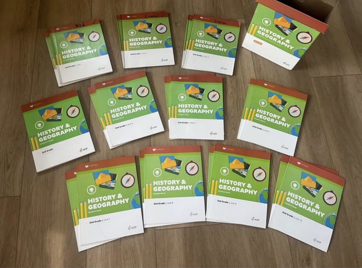 LIFEPAC 2nd-Grade History|Geography Curriculum Set|2 Student Sets|Teachers Guide
