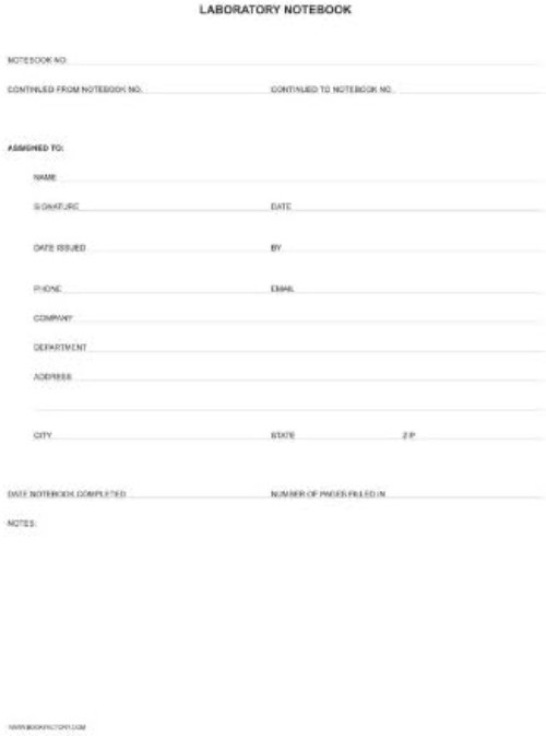 Lab Notebook Laboratory Notebook – 240 Pages .25 » Grid Format, 8 7/8 » x 11 …