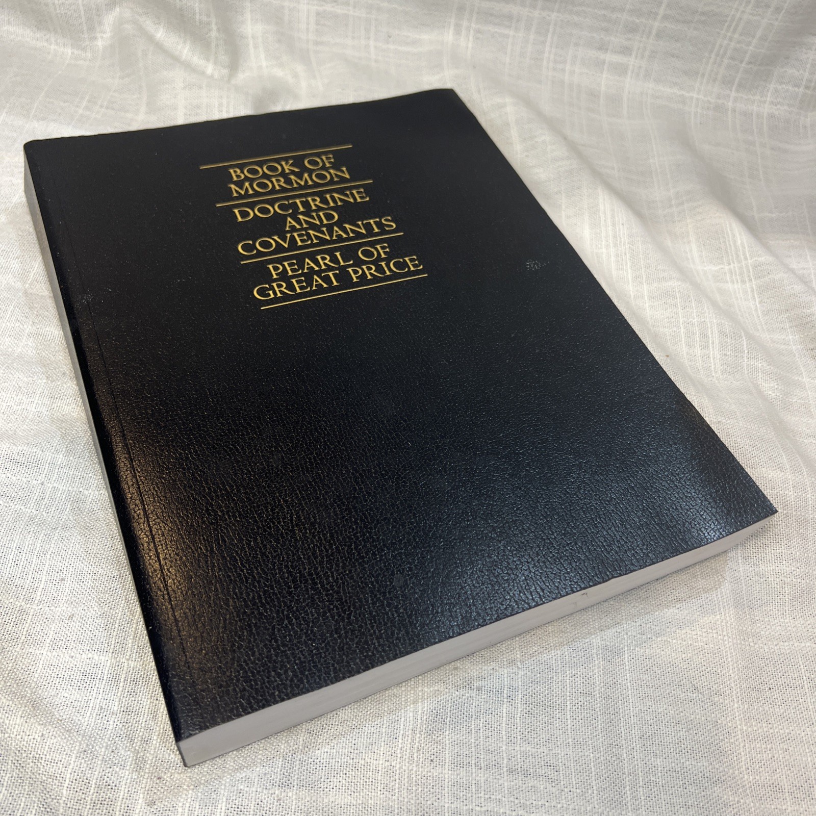 LDS Triple Combination 8.5 x 11&Prime; Extra Large Print Scriptures Book of Mormon D&C
