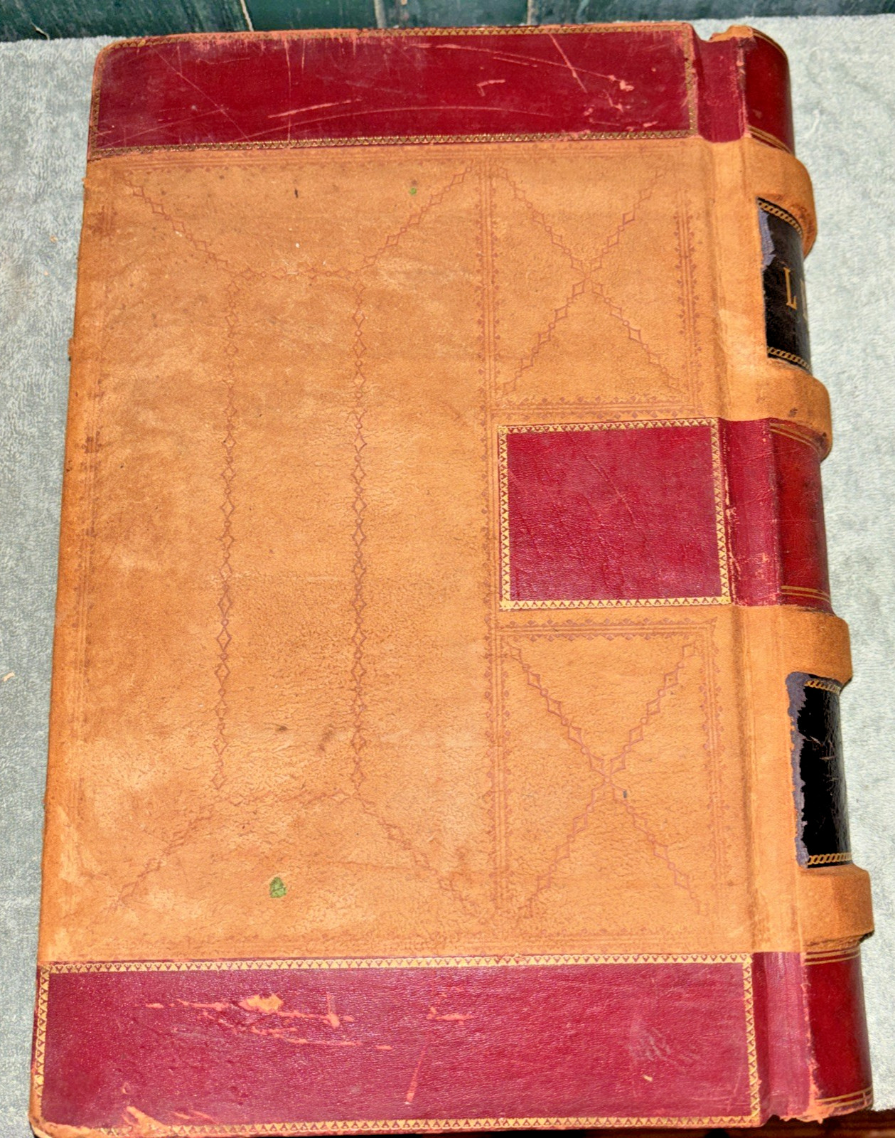 Huge Antique 1905 Ledger (Howard R. Rohn of Garfield, Berks Co. PA)