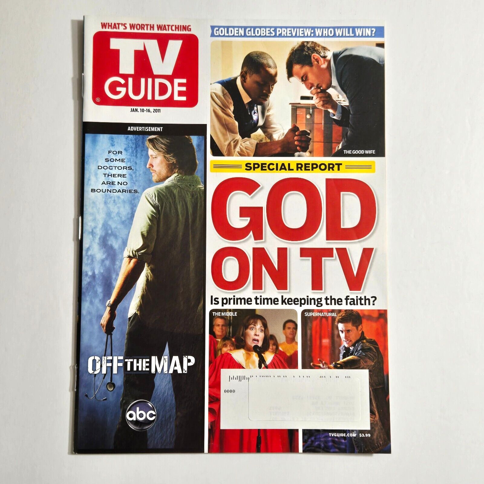 God on TV TV Guide Jun 2011 Andre Braugher Ashley Benson All in the Family 40th