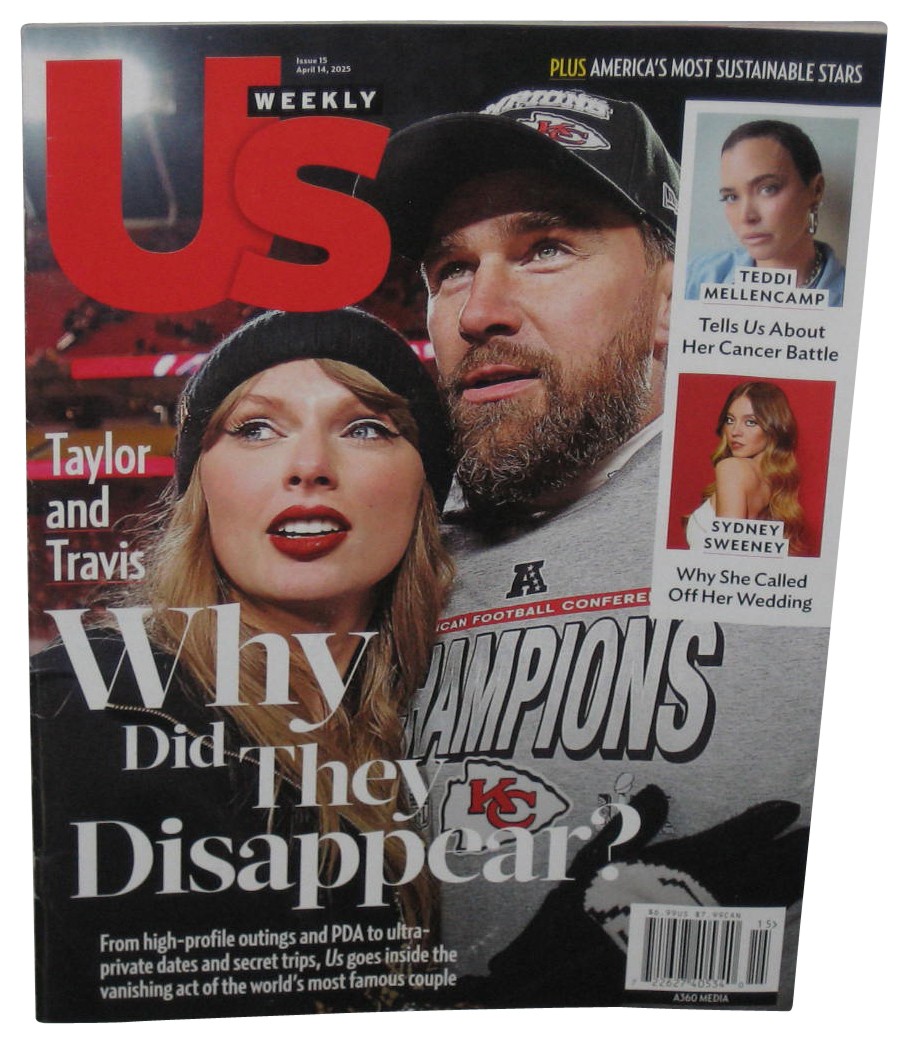 Us Weekly April 14 2025 Magazine Book Issue 15 – (Taylor Swift & Travis Cover)