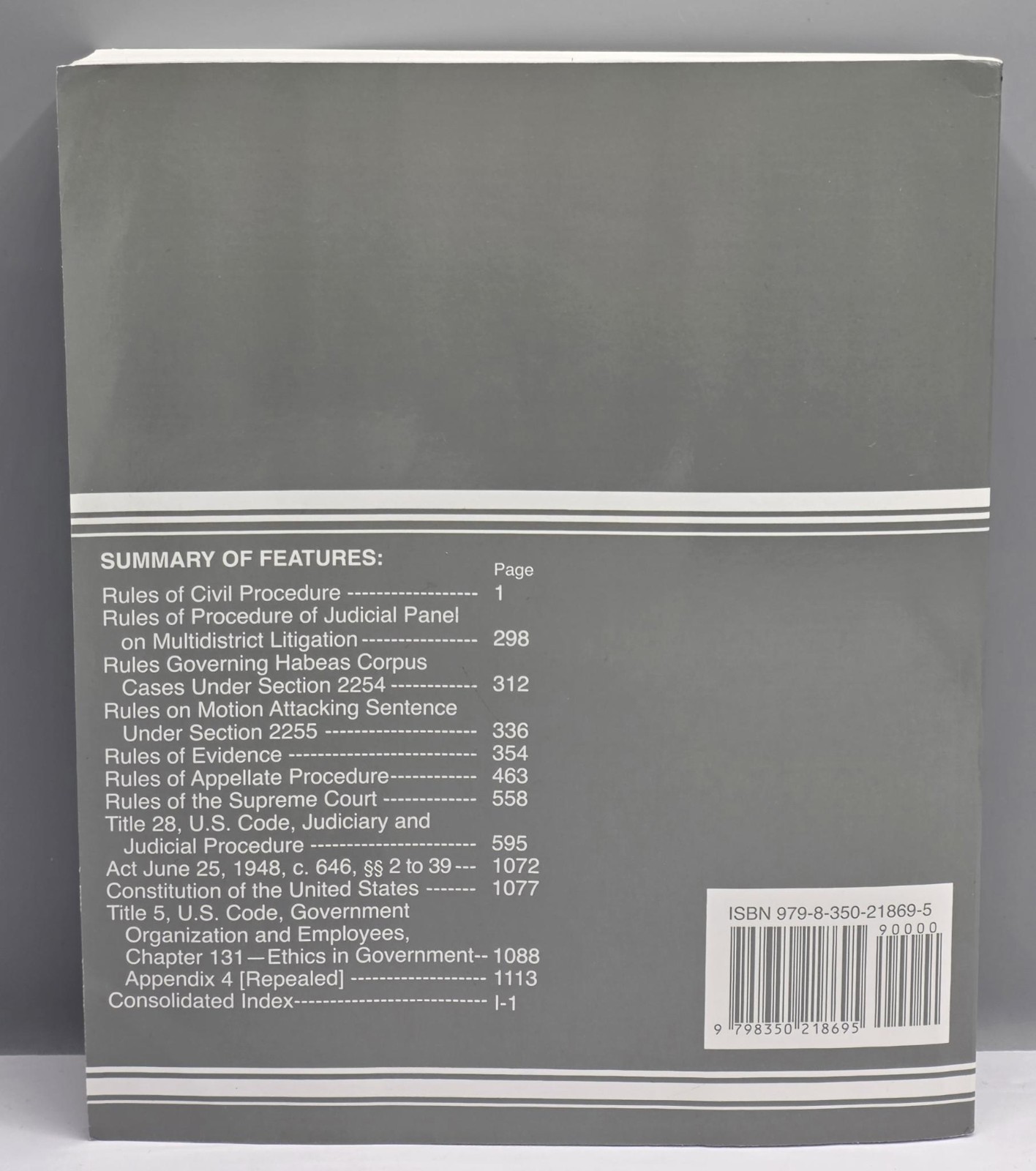 2026 Federal Civil Judicial Procedure & Rules Thomson Reuters