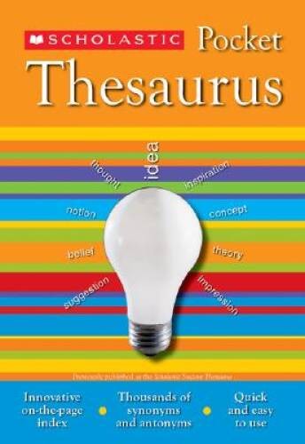 Scholastic Pocket Thesaurus (Scholastic Reference) – Paperback – VERY GOOD