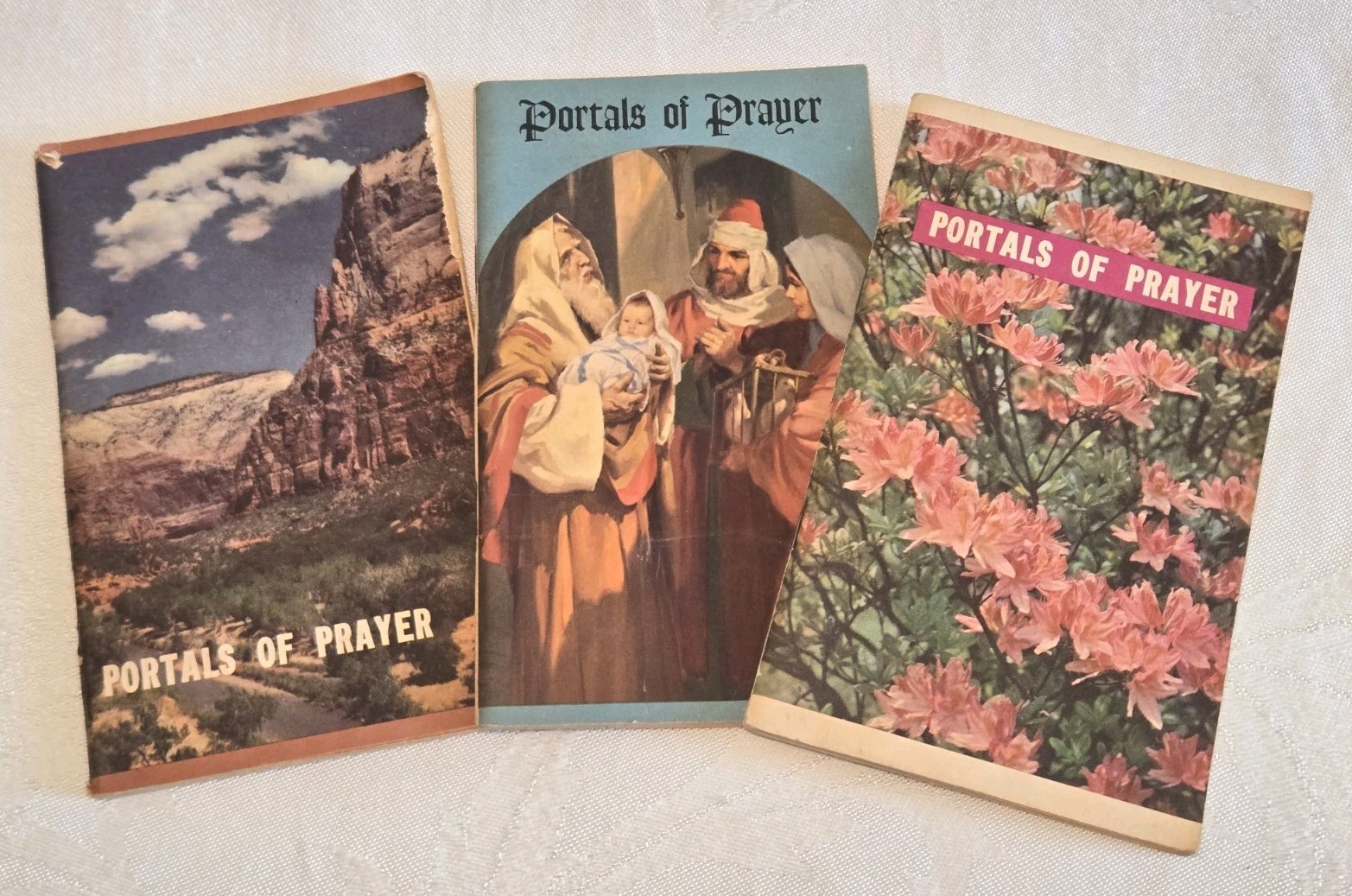 Lot Of 3 Vintage Portal Of Prayer Booklets 1955 By Concordia Publishing