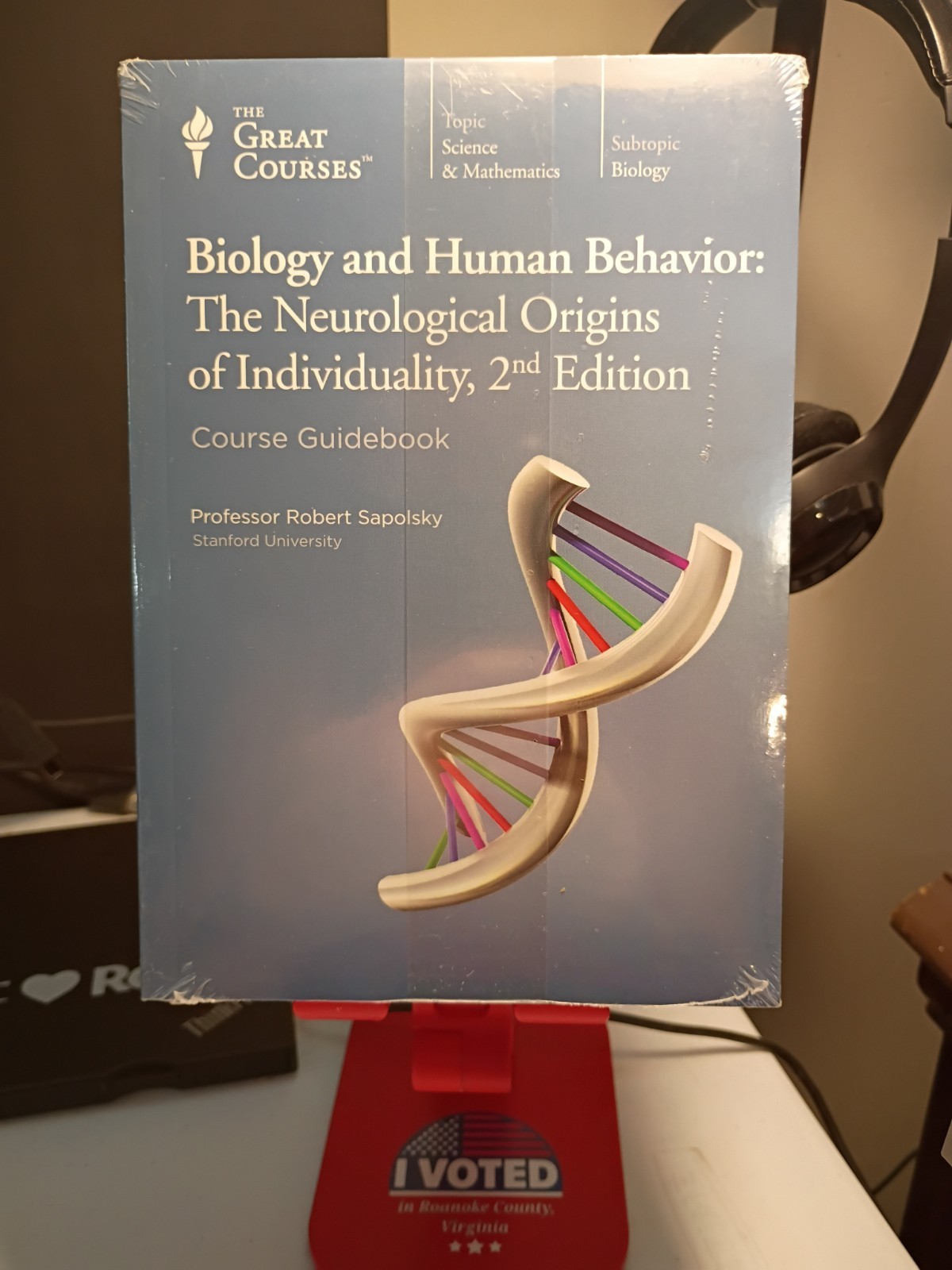 The Great Courses: Biology and Human Behavior – 4 DVDs + Course Guidebook NEW