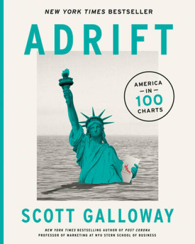 Adrift: America in 100 Charts – Hardcover By Galloway, Scott – GOOD