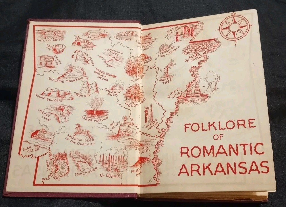 1931 Folklore of Romantic Arkansas Allsopp Vol 1 Signed Numbered 145 Of 1000 HC
