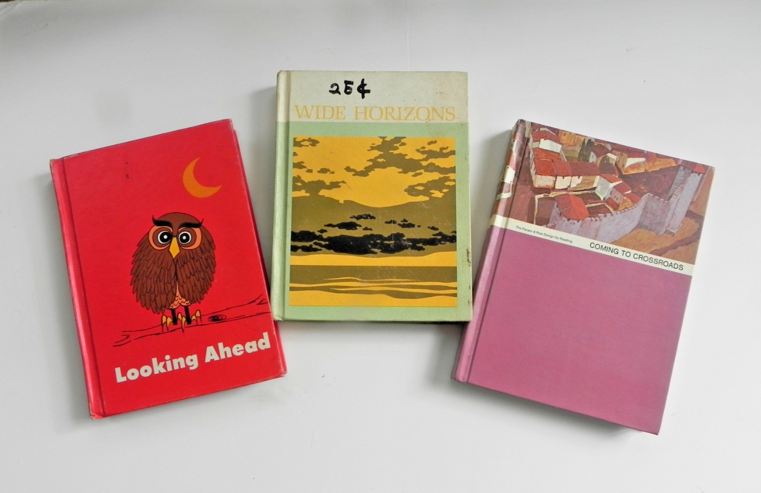 Lot of vintage early readers. Looking Ahead, Wide Horizons, Coming to Crossroad