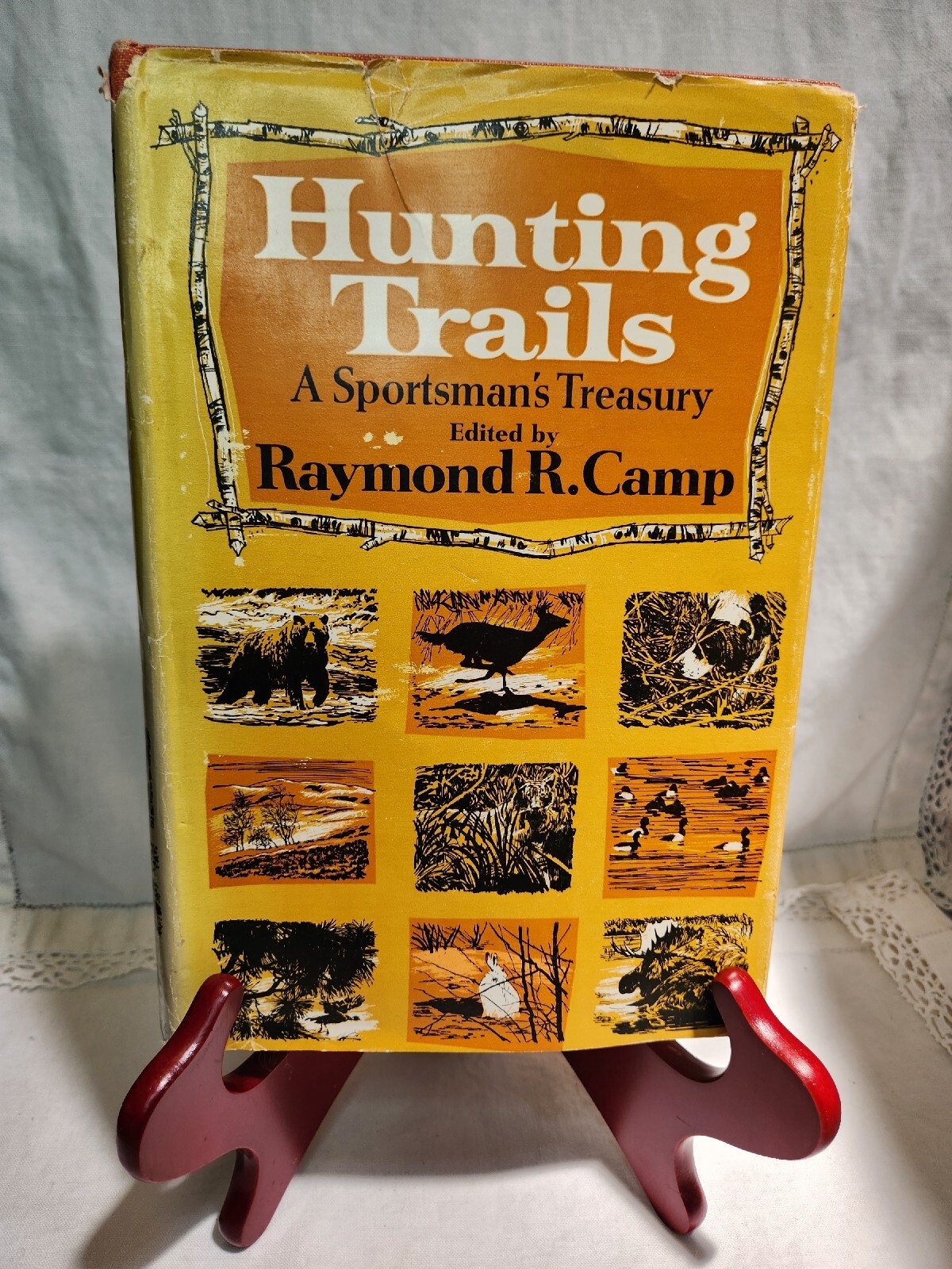 1961 Hunting Trails, A Sportsman’s Treasury Editor Raymond R. Camp Vintage HC DJ