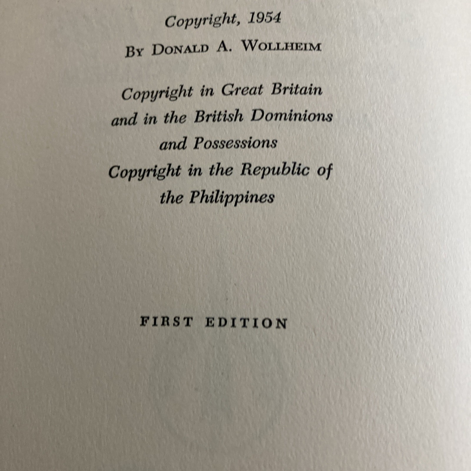 Winston Sci-Fi Series – The Secret of Saturn Rings – First Edition