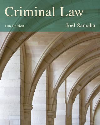 Criminal Law by Joel Samaha