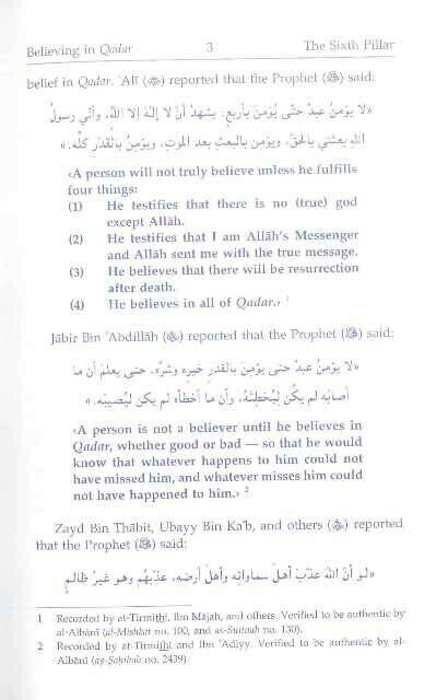 Believing In Allah&rsquo;s Decree Qadar (Eemaan Made Easy Series) Part 6 By Muhammad a