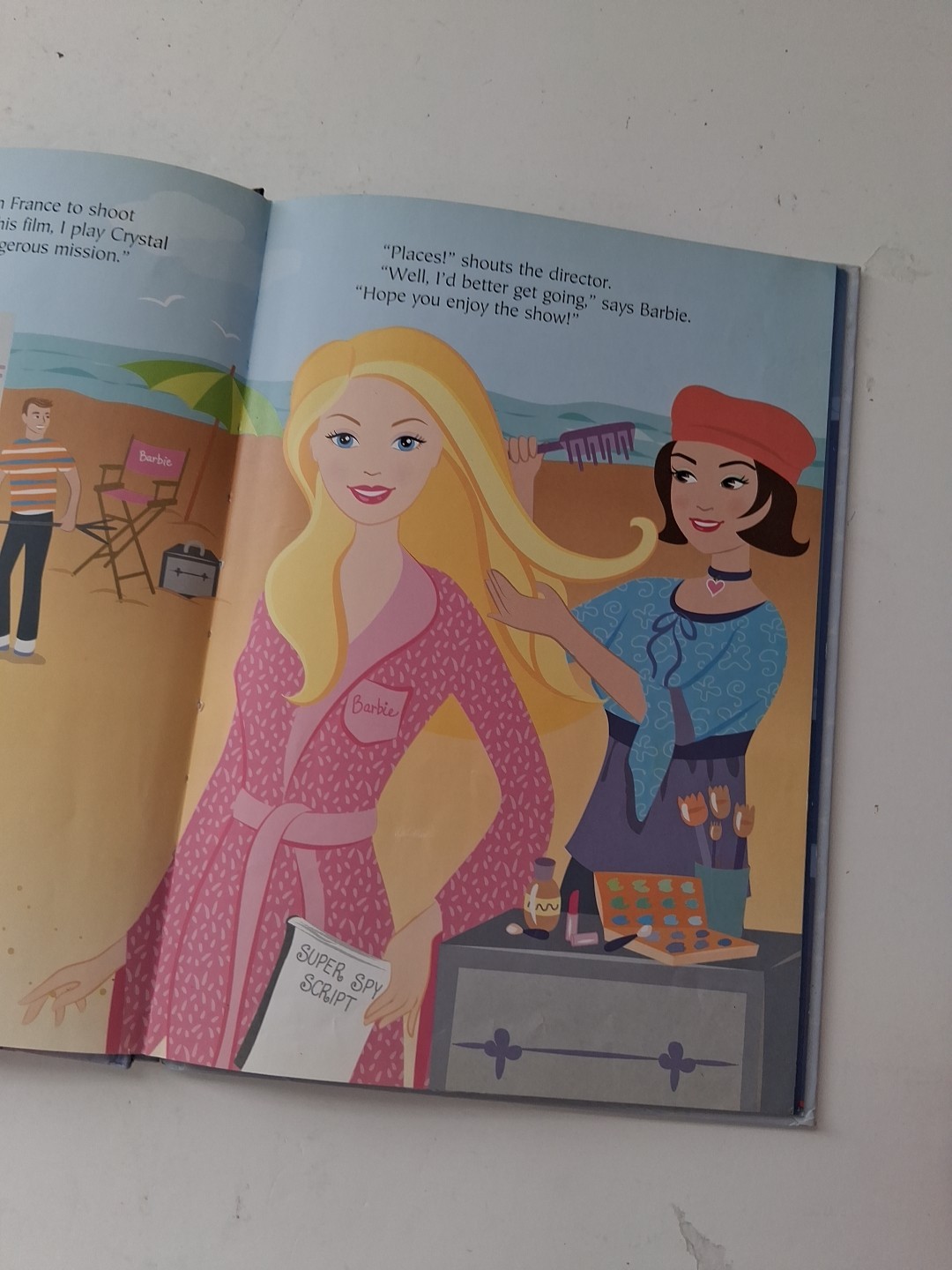 Rare Barbie Golden Book Super Spy Starring Barbie #4 by Alison Inches Hardcover