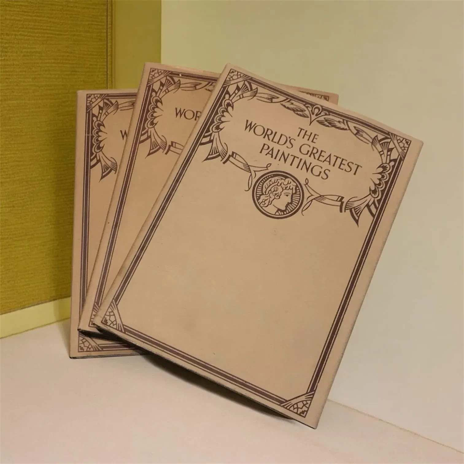 The Worlds Greatest Paintings HB Books Volumes 1-3, Vintage Art Interest Book