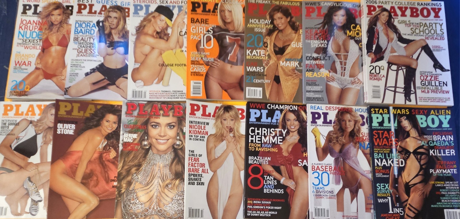 PLAYBOY Magazine Lot – U-PICK (5) 1986-2008 – 1990s 2000s 1980s – VG+